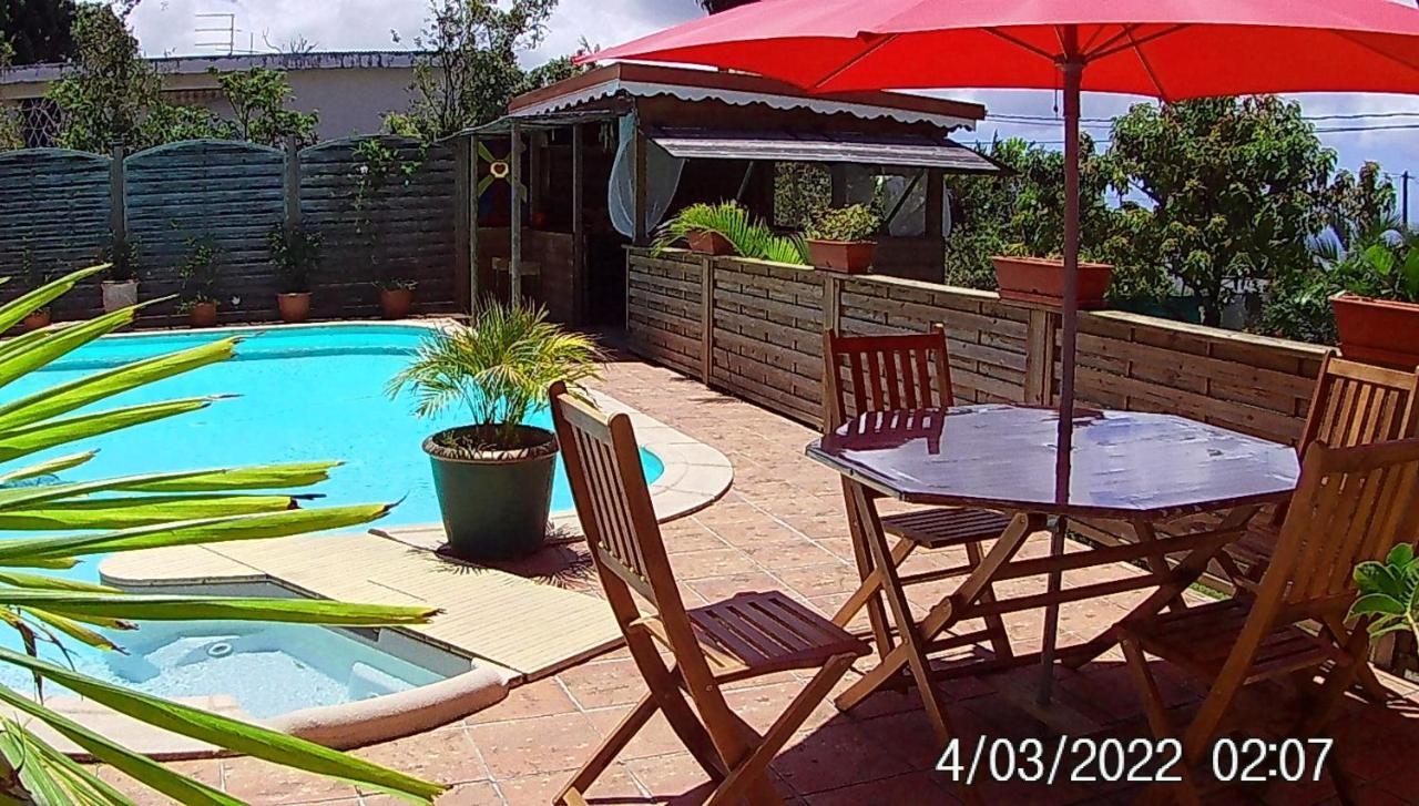 Agreable Chambre D'Hotes, Sdb, Piscine, Carbet Cuisine. Saint-Claude Zewnętrze zdjęcie